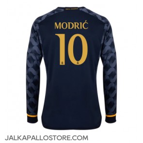 Real Madrid Luka Modric #10 Vieraspaita 2023-24 Pitkähihainen